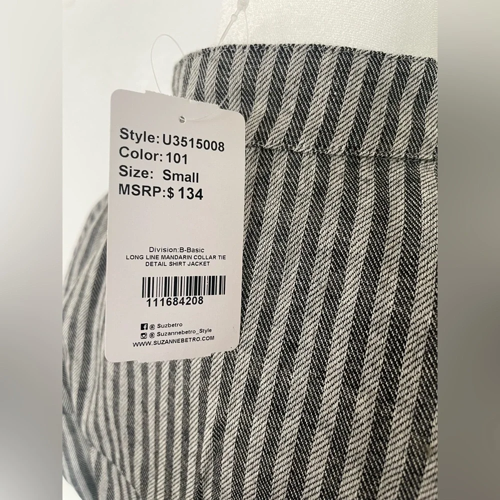 Suzanne Betro Shirt Jacket | Shacket | NWT | S - Picture 6 of 8